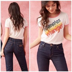 NWT, Wrangler x Modcloth Straight-Leg Sass Jeans